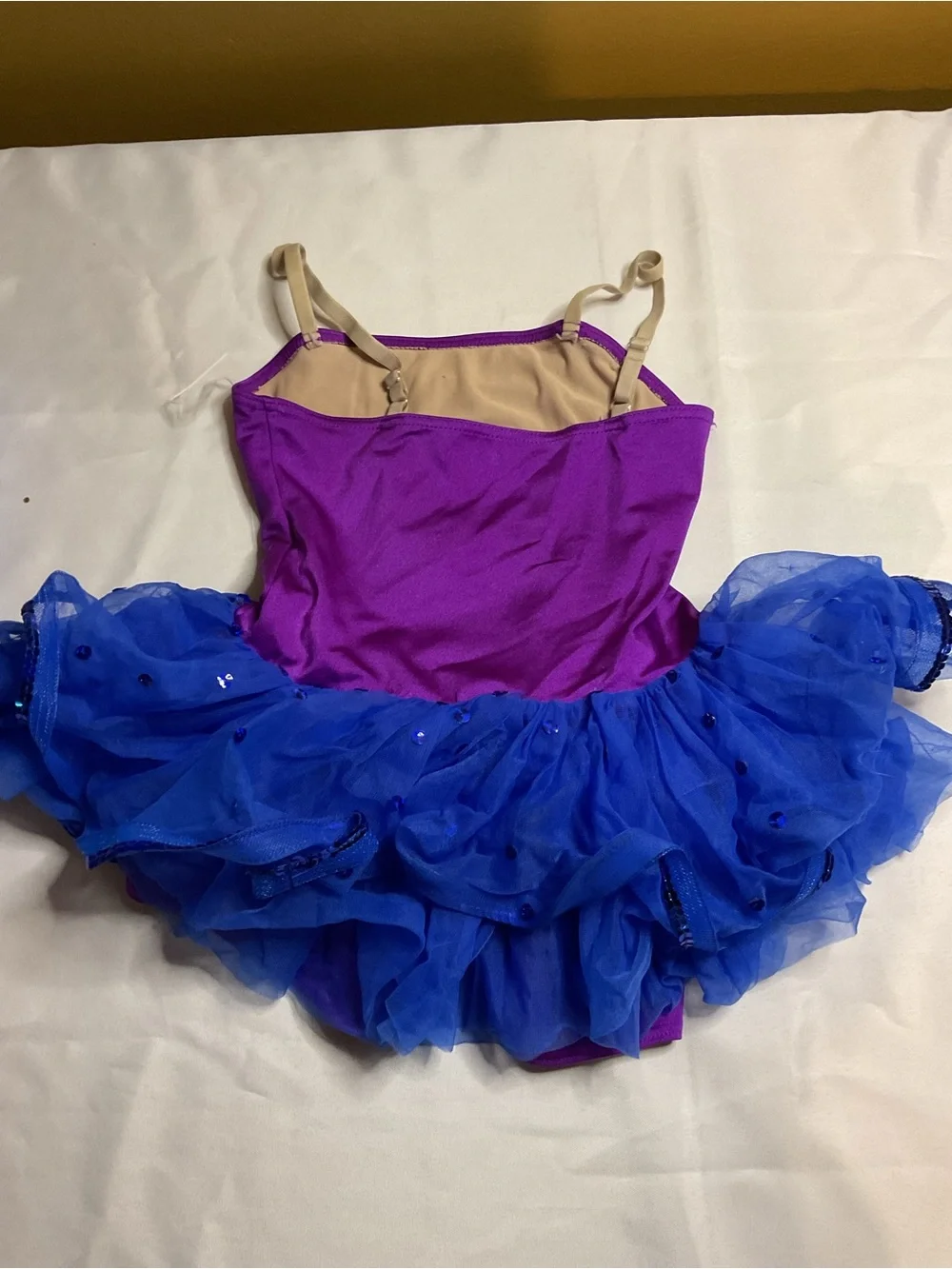 Weissman Purple and Blue Sequin Tutu Jacket Set